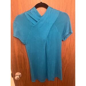 Shanghai Tang 100% Silk Sweater Top, Size M